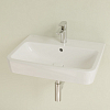 Villeroy&Boch O.novo раковина 60x46x17.5см., 1 отв., подвесная, с переливом, цвет: альпийский белый