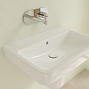 Villeroy&Boch O.novo раковина 65x46x17.5см., без отв., подвесная, с переливом, цвет: альпийский белый