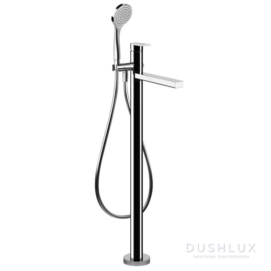 Фото Gessi Emporio Via manzoni Смесителя для ванны, напольный, с душевой лейкой, цвет: хром