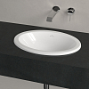 Villeroy&Boch Loop&Friends Раковина 50.5x36x18.5см., встраиваемая сверху, без отв., с переливом, цвет: альпийский белый
