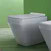 Simas Baden Baden Унитаз приставной безободковый 56х36см, слив универсальный, цвет: белый
