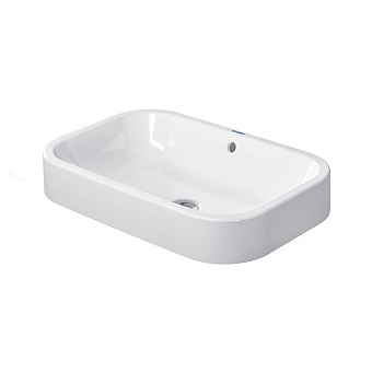 Duravit Happy D.2 Раковина накладная 60х40см, без отв., с WonderGliss, цвет: белый