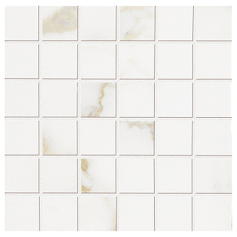Lea Ceramiche Delight Керамогранит 30x30см, универсальный, неглазурованный, мозаика, цвет: calacatta oro/глянец