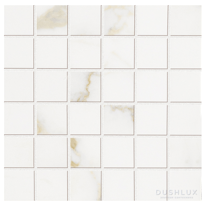 Фото Lea Ceramiche Delight Керамогранит 30x30см, универсальный, неглазурованный, мозаика, цвет: calacatta oro/глянец