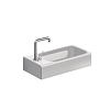 Kerasan Cento Раковина 45x25 см, 1 отв., подвесная, SX, цвет: белый