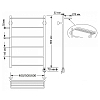 Secado Триада 4 Полотенцесушитель 50x80 см, электрический, цвет: бронза