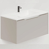 Salini Smile Тумба 80x50x48.5см., подвесная, с раковиной, цвет: Grey