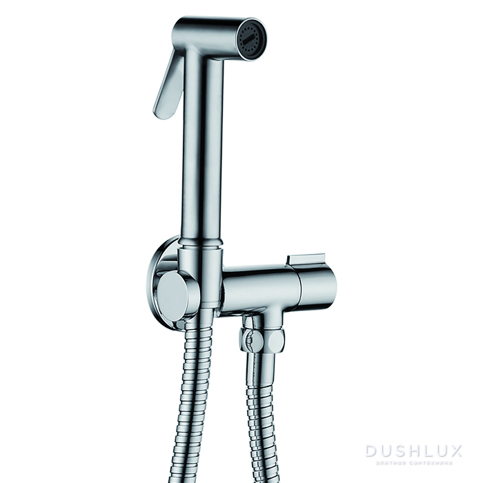 Paffoni Гигиенический набор, душ и держатель из металла, цвет: хром ...