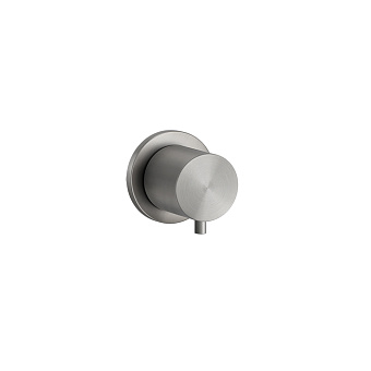 Gessi 316 Встраиваемый термостатический смеситель на 1 источник, резьба 3/4", цвет: steel brushed