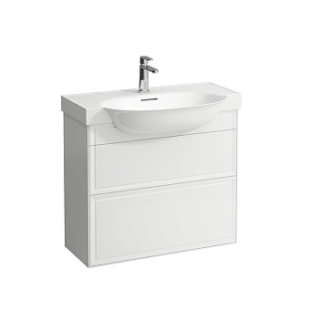 Laufen New Classic Тумба с раковиной, 77.5x31.5x67.5см, подвесная, 2 ящика, цвет: белый глянцевый