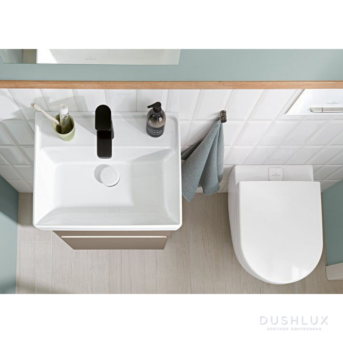 Фото Villeroy & Boch ViConnect, Кнопка смыва, размер 253 x 145 x 20 mm, цвет: белый