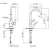 Dornbracht VAIA Смеситель для раковины, на 1 отв., цвет: Dark Platinum matt