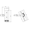 Treemme Shower and Thermostatic Верхний душ, настенный, 2 струи в режиме туман, цвет: хром
