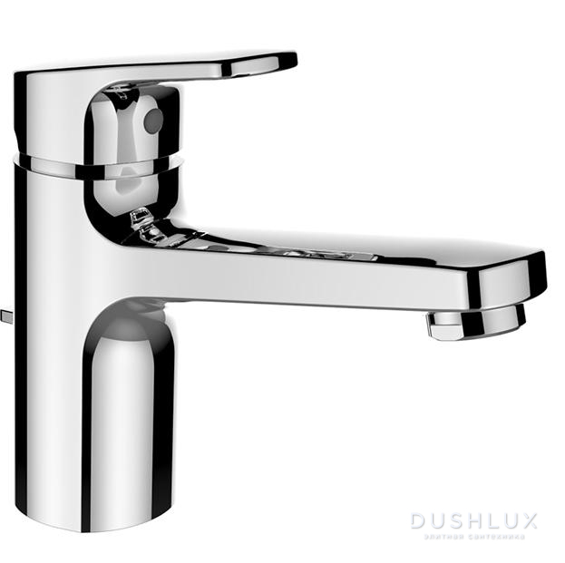 Фото Laufen Citypro Смеситель для раковины, 1 отв., с донным клапаном, цвет: хром