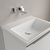 Villeroy&Boch Subway 3.0 Раковина 55х44х16.5см., без отв., подвесная, CeramicPlus, без перелива, цвет: белый камень