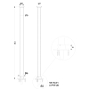 Devon&Devon White Rose Ножки напольные, цвет: золото