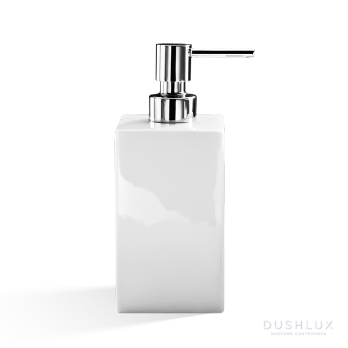 Фото Decor Walther DW 6270 Дозатор для мыла, настольный, фарфор, цвет: белый/хром