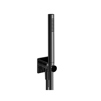 Gessi Inverso Душевой комплект: вывод воды, ручной душ, шланг 150см., цвет: Black Metal PVD