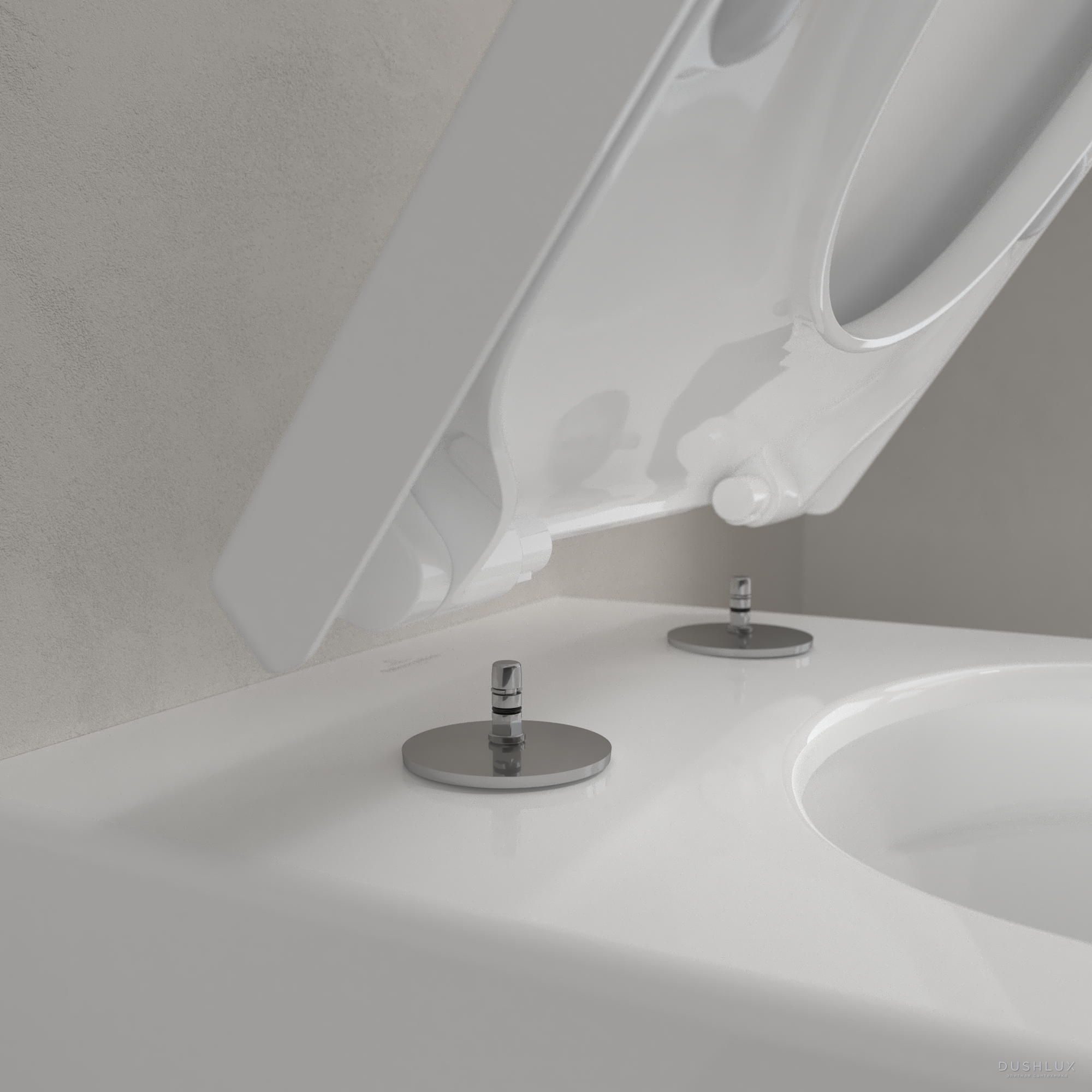 Фото Villeroy&Boch Subway 3 Унитаз подвесной, безободковый, сиденье-в комплекте SoftClosing, с антигрязевым покрытием CeramicPlus, цвет: альпийский белый