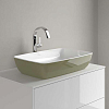 Villeroy&Boch Artis Раковина 58x38.5x13см., накладная, цвет: Sage Green