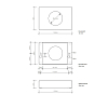 Decor Walther FB 5 Диспенсер гигиенических пакетов 13.5x9x3см, подвесной, цвет: хром