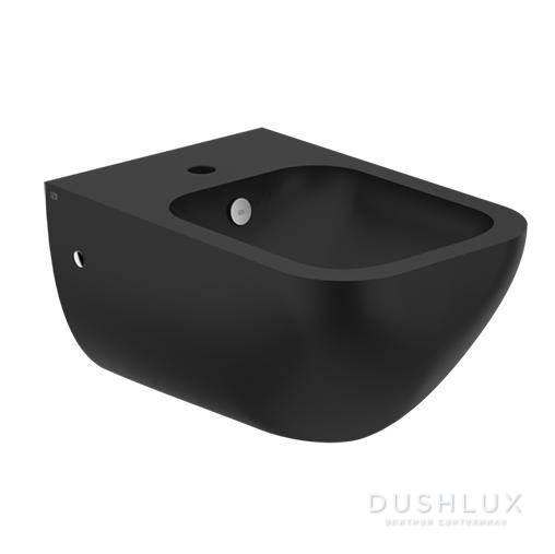 Фото Gessi Origini Total Look Биде подвесное 54х35см., 1 отв., цвет: Matt Black Ceramic