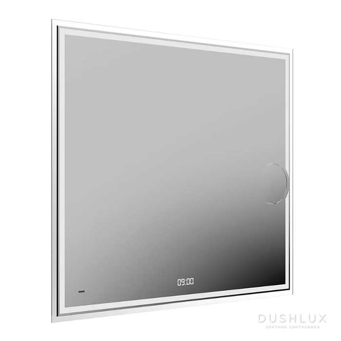 Фото Kerama Marazzi Tecno Зеркало 90х80см., c LED подсветкой, с макро линзой, с функцией антизапотевание