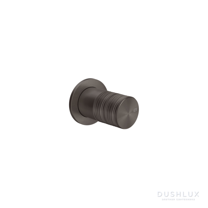 Фото Gessi Habito Trame Смеситель для душа, встраиваемый, цвет: Black Metal Brushed PVD