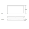 Decor Walther Classic DW 345 Бокс универсальный 25x12x2см, цвет: золото