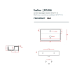 Artceram Scalino Раковина накладная 50x27см, с 1 отв., цвет: белый глянцевый