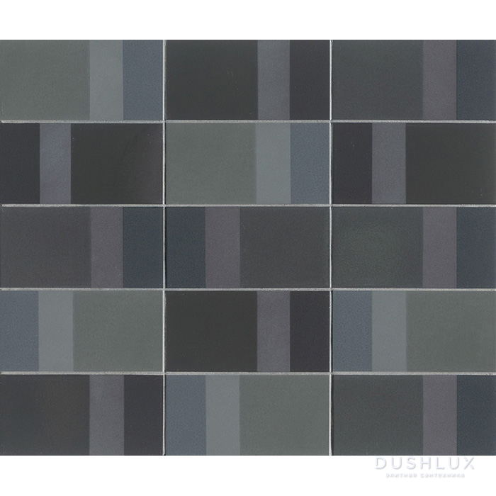 Фото Mutina Diarama Керамогранит 9.4х18.7см, настенная, глазурованный, цвет: ash dark