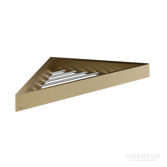 Фото Gessi Inverso Accessories Полочка для ванны\душа, подвесная, цвет: Warm Bronze Br PVD