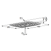 Kludi Freshline Верхний душ 40x26см., потолочный, цвет: хром