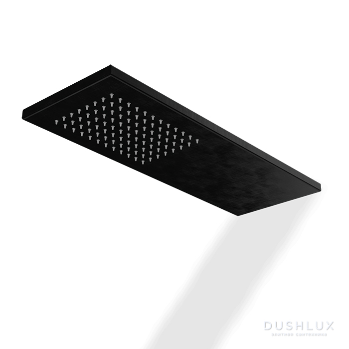 Фото Treemme Shower and Thermostatic Верхний душ 47x17см, настенный, цвет: Gun Metal PVD