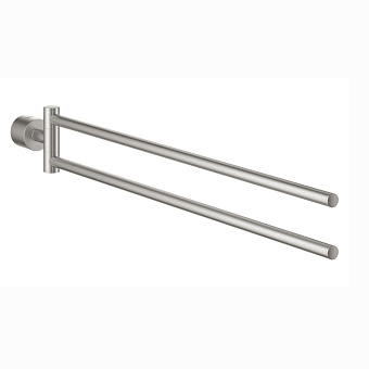 Grohe Atrio New Полотенцедержатель двойной 53.9см., подвесной, цвет: сталь