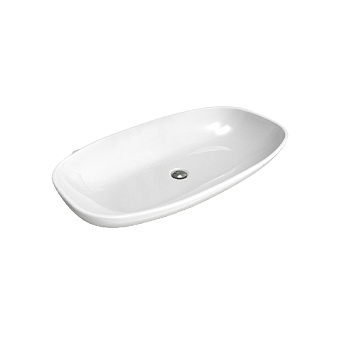 Flaminia Nuda Раковина 95x54.5x17 см, без отв., подвесная, цвет: белый