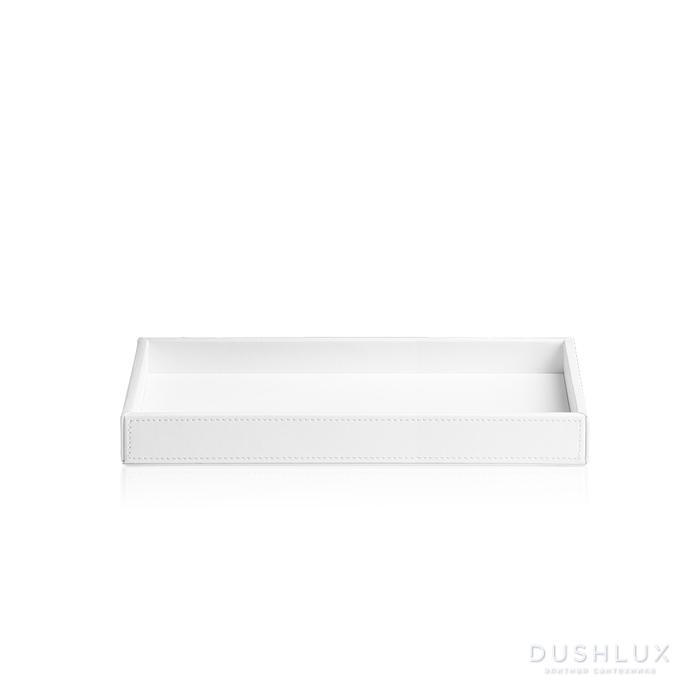 Фото Decor Walther Brownie Tab M Лоток универсальный 22x10.5см, настольный, цвет: белая кожа