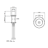 Treemme 22mm Смеситель настольный на 1 потребитель, нержавеющая сталь