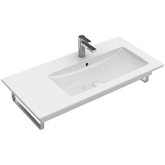 Villeroy&Boch Venticello Раковина 100х50 см, 1 отв., с переливом, с антигрязевым покрытием CeramicPlus, цвет: белый