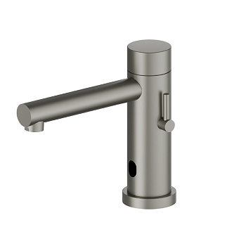 Newform Sensitive Смеситель для раковины, 1 отв., электронный, цвет: titanium satin