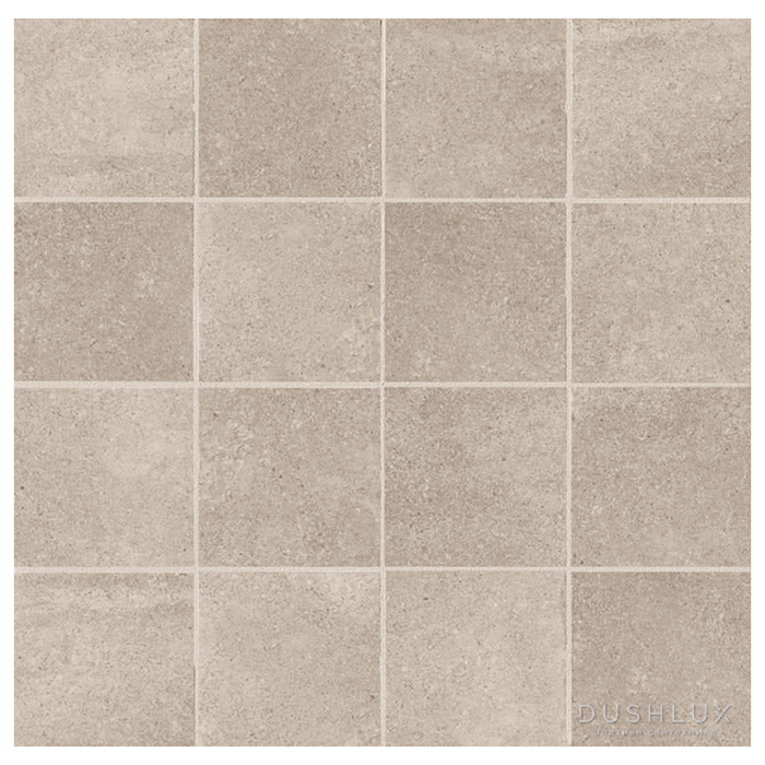 Фото Lea Ceramiche Cliffstone Керамогранит 30x30см, универсальный, неглазурованный, мозаика mosaico 16, цвет: taupe moher/полуполированный