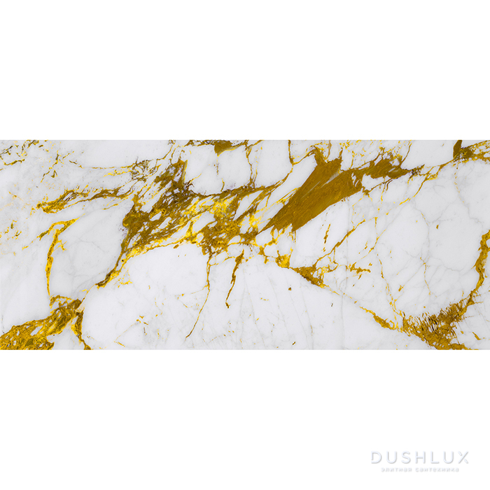 Фото Sicis Vetrite Electric Marble Стеклянная плитка 120x280см, универсальная, цвет: cal gold