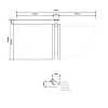 Decor Walther Classic HTH2 Полотенцедержатель двойной 36.5см, поворотный, подвесной, цвет: золото
