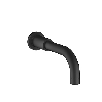 Dornbracht Tara. Излив для ванны, настенный, цвет: чёрный матовый