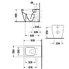 Duravit Happy D.2 Унитаз 36x40см., напольный, приставной, цвет: белый