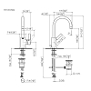 Dornbracht Tara Смеситель для раковины,на 1 отв., с донным клапаном, цвет: хром
