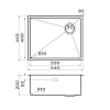 Omoikiri Taki 54-U/IF Side SF Кухонная мойка 54x20x44см.,встраиваемая, цвет: светлое золото