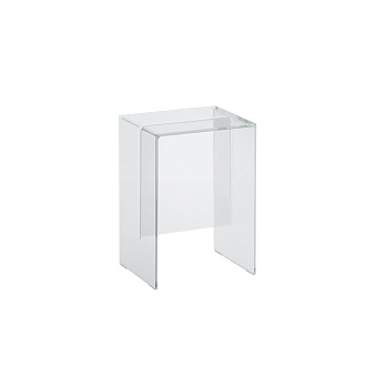 Laufen Kartell Табурет, 33x28x46.5см, пластик, напольный, цвет: прозрачный кристал