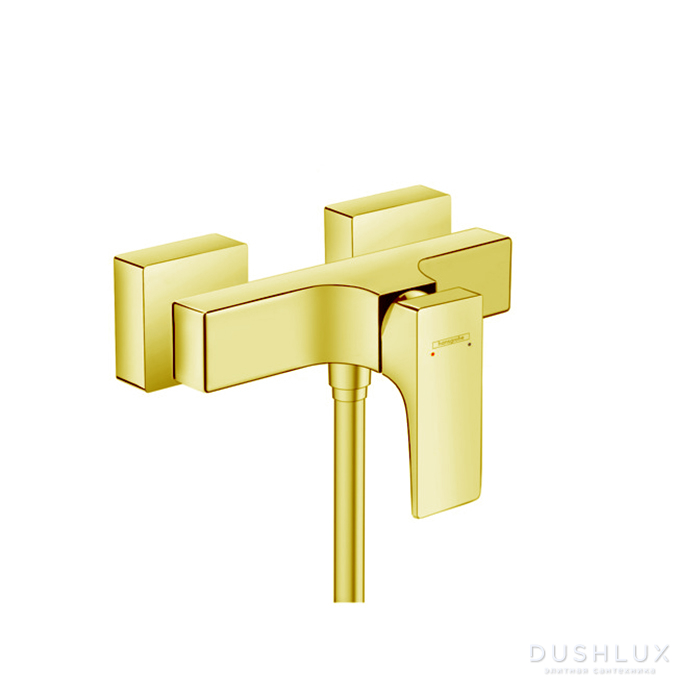 Фото Hansgrohe Metropol Смеситель для душа, настенный, цвет: золото
