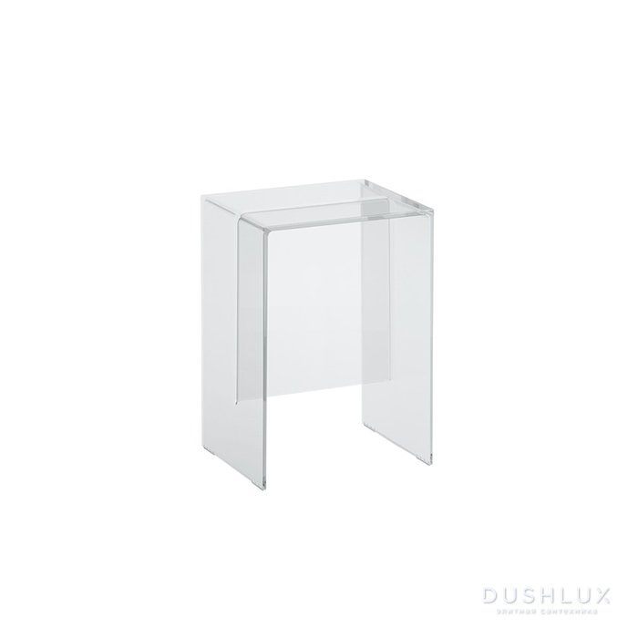 Фото Laufen Kartell Табурет, 33x28x46.5см, пластик, напольный, цвет: прозрачный кристал